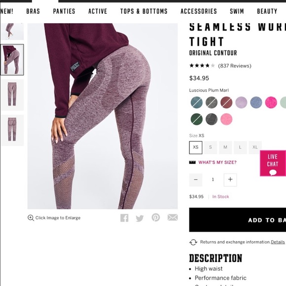 ❌TRADED❌ PINK leggings🤩💜 - Picture 1 of 5